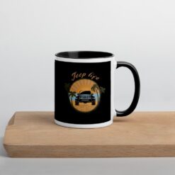 Jeep Vintage Mug with Color Inside-Jeep Active