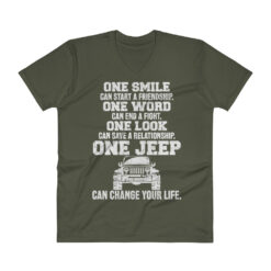 Jeep V-Neck T-Shirt-Jeep Active