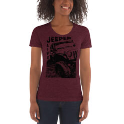 Jeeper Life Women’s Crew Neck T-shirt-Jeep Active