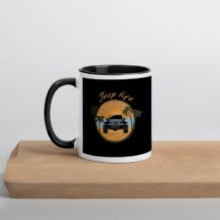 Jeep Vintage Mug with Color Inside-Jeep Active
