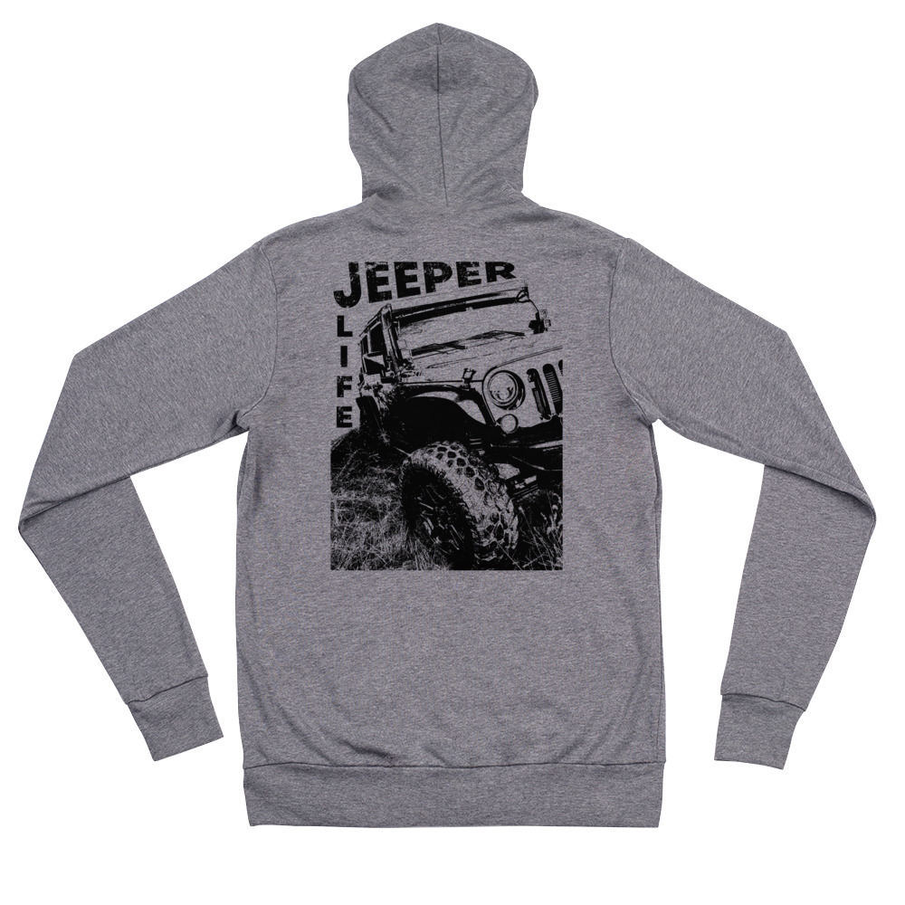 Jeeper Life zip hoodie-Jeep Active