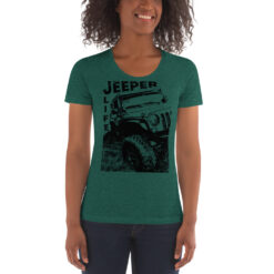Jeeper Life Women’s Crew Neck T-shirt-Jeep Active