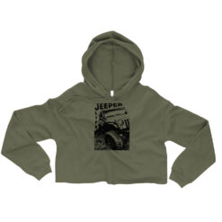 Crop Hoodie-Jeep Active