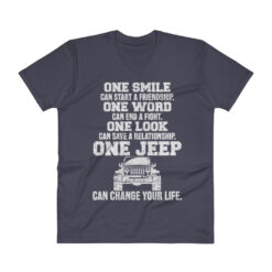 Jeep V-Neck T-Shirt-Jeep Active