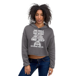 Jeep Crop Hoodie-Jeep Active