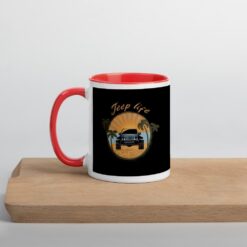Jeep Vintage Mug with Color Inside-Jeep Active