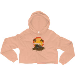 Vintage Jeep Crop Hoodie-Jeep Active