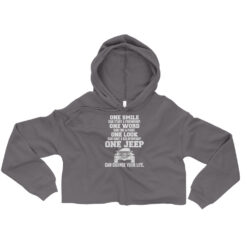 Jeep Crop Hoodie-Jeep Active