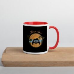 Jeep Vintage Mug with Color Inside-Jeep Active