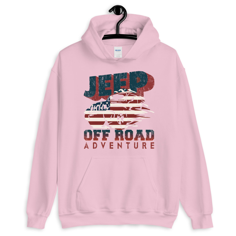 Jeep off Road Unisex Hoodie-Jeep Active