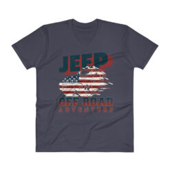 Jeep off Road V-Neck T-Shirt-Jeep Active