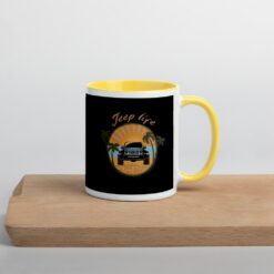 Jeep Vintage Mug with Color Inside-Jeep Active