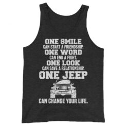 Jeep Unisex Tank Top-Jeep Active