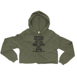 Jeep Crop Hoodie-Jeep Active