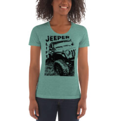 Jeeper Life Women’s Crew Neck T-shirt-Jeep Active