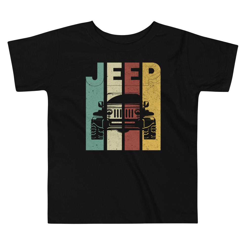 Vintage Jeep Toddler Short Sleeve Tee-Jeep Active