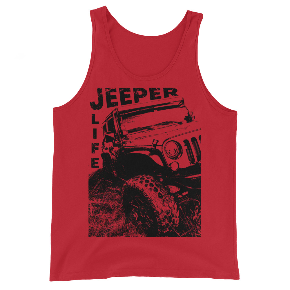 Jeeper Life Unisex Tank Top-Jeep Active