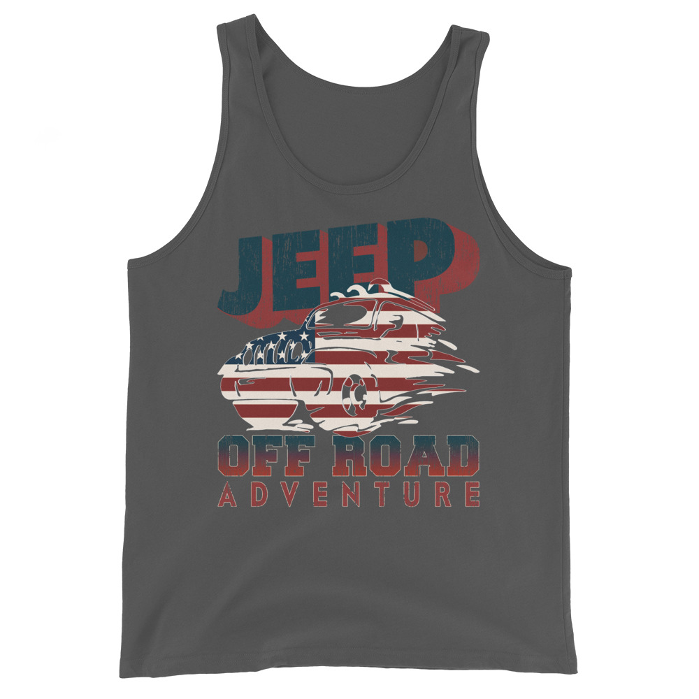 Jeep off Road Unisex Tank Top-Jeep Active
