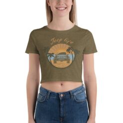 Jeep Life Women’s Crop Tee-Jeep Active