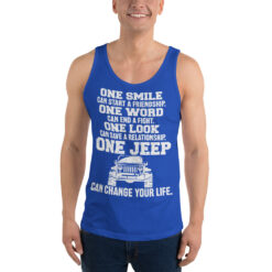 Jeep Unisex Tank Top-Jeep Active