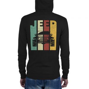 Vintage Jeep zip hoodie-Jeep Active