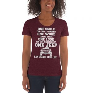 Jeep Women’s Crew Neck T-shirt-Jeep Active