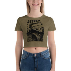 Jeeper Life Women’s Crop Tee-Jeep Active