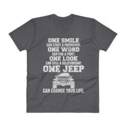Jeep V-Neck T-Shirt-Jeep Active
