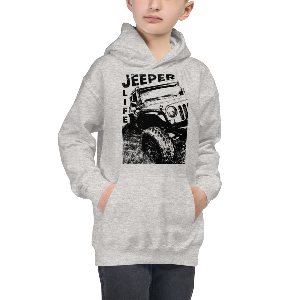 Jeeper Life Kids Hoodie-Jeep Active