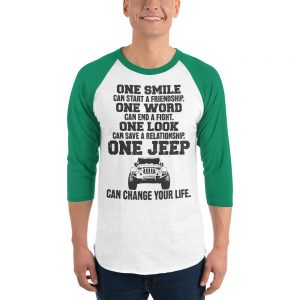 Jeep 3/4 sleeve raglan shirt-Jeep Active