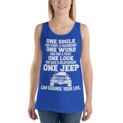Jeep Unisex Tank Top-Jeep Active
