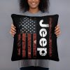 Jeep USA Flag Pillow-Jeep Active