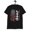 Jeep Shirts, USA Flag Short-Sleeve Unisex T-Shirt-Jeep Active