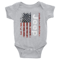 Jeep USA Flag Infant Bodysuit-Jeep Active