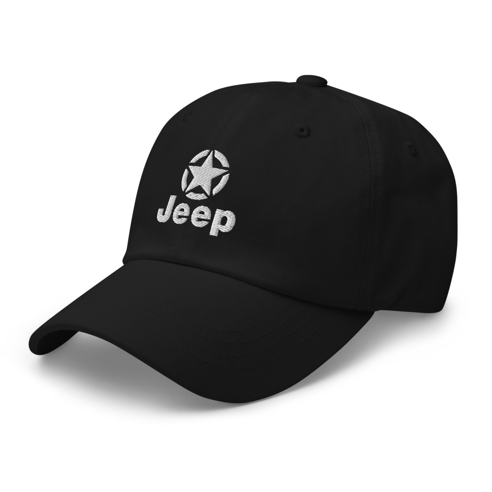 Jeep Hat (Embroidered Dad Cap)-Jeep Active