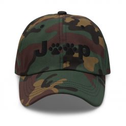 Jeep Hat (Embroidered Dad Cap) Jeep Dog Paw Hat-Jeep Active