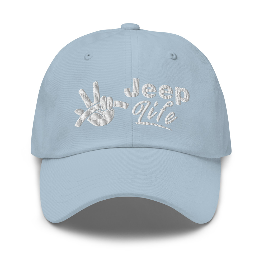 Jeep Life Dad hat (Embroidered Dad Cap)-Jeep Active
