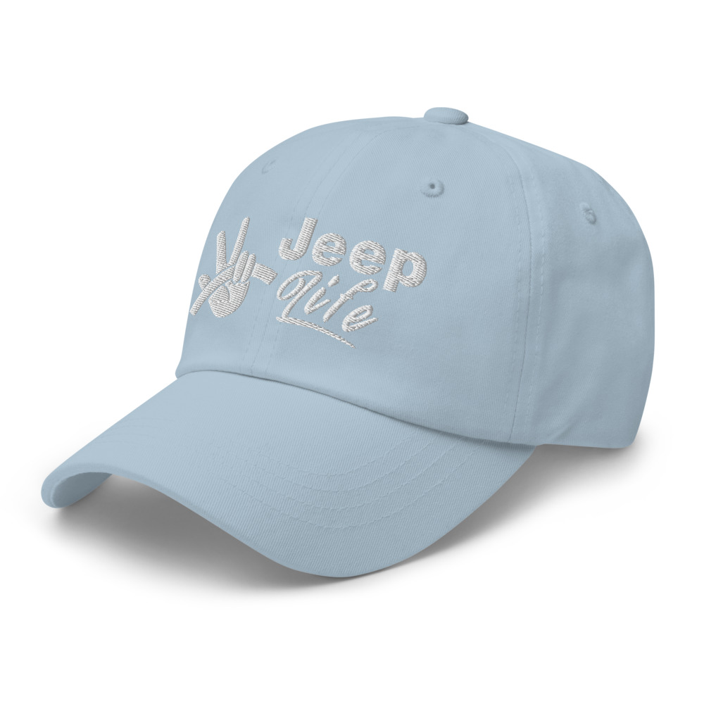 Jeep Life Dad hat (Embroidered Dad Cap)-Jeep Active