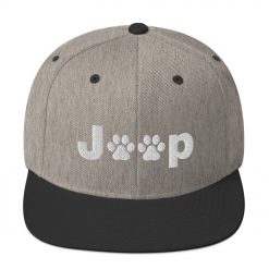 Jeep Hat (Embroidered Snapback Cap) Jeep Dog Paw Hat-Jeep Active