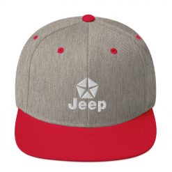 Jeep Hat (Embroidered Snapback Cap)-Jeep Active