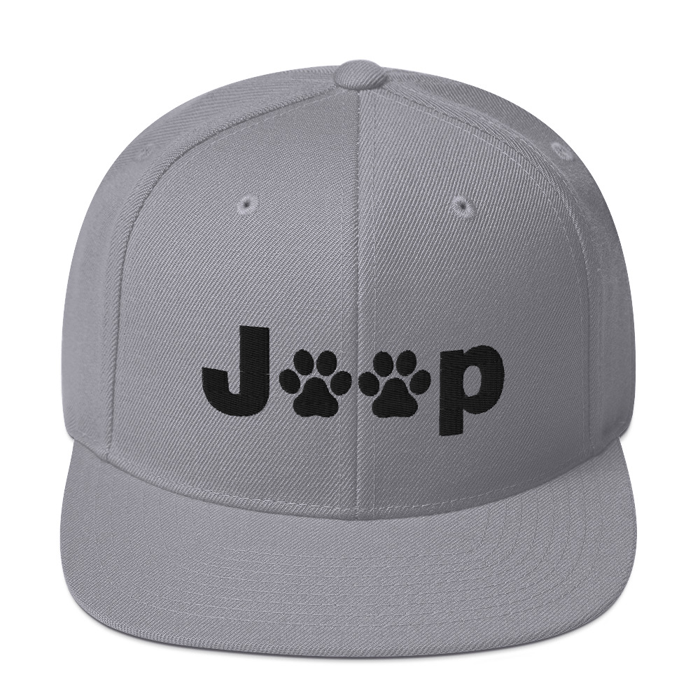 Jeep Hat (Embroidered Snapback Cap) Jeep Dog Paw Hat Snapback Hat-Jeep Active