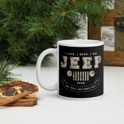 Jeep White glossy mug-Jeep Active