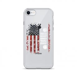 Jeep iPhone Case, American flag jeep iPhone Case-Jeep Active