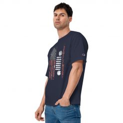 Jeep Shirt, American flag jeep Men’s Champion T-Shirt-Jeep Active