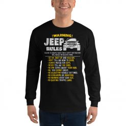 Jeep Rules Long Sleeve Shirt, Unisex-Jeep Active