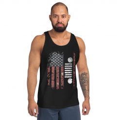 Jeep Tank Top, American flag jeep Unisex Tank Top-Jeep Active