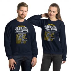 Jeep Rules Unisex Sweatshirt-Jeep Active