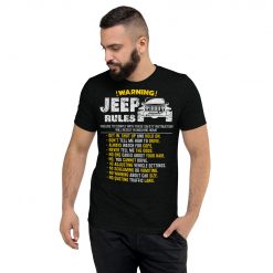 Jeep Rules Shirt Tri-blend T-Shirt-Jeep Active