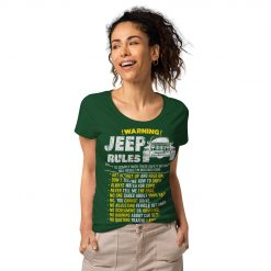 Jeep Rules Women’s basic organic t-shirt-Jeep Active