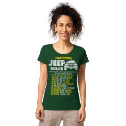 Jeep Rules Women’s basic organic t-shirt-Jeep Active